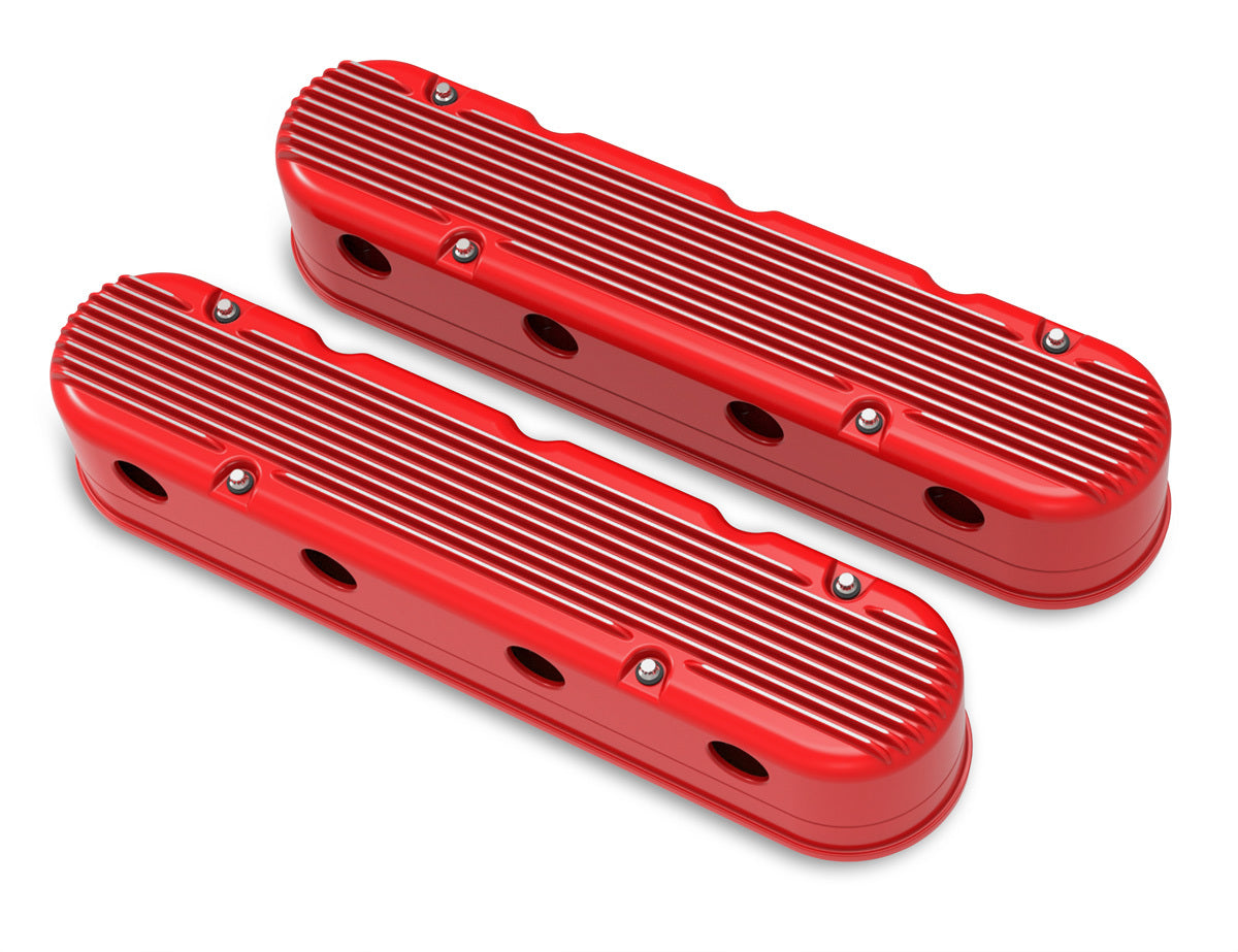 2-PC LS VINTAGE SERIES VALVE COVERS, NO LOGO, HOLLEY