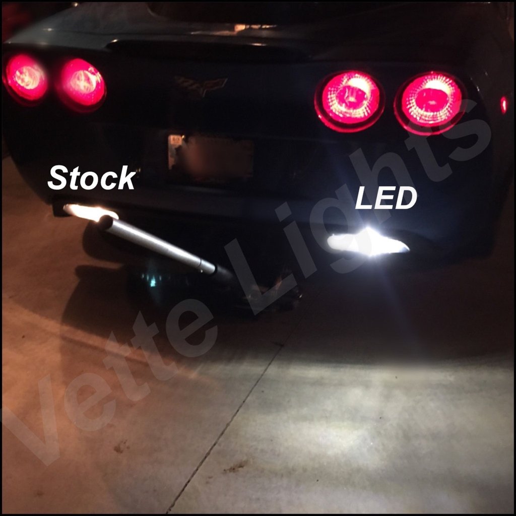 2005-2013 C6 CORVETTE LED REVERSE LIGHTS - BRIGHTEST AVAILABLE!!