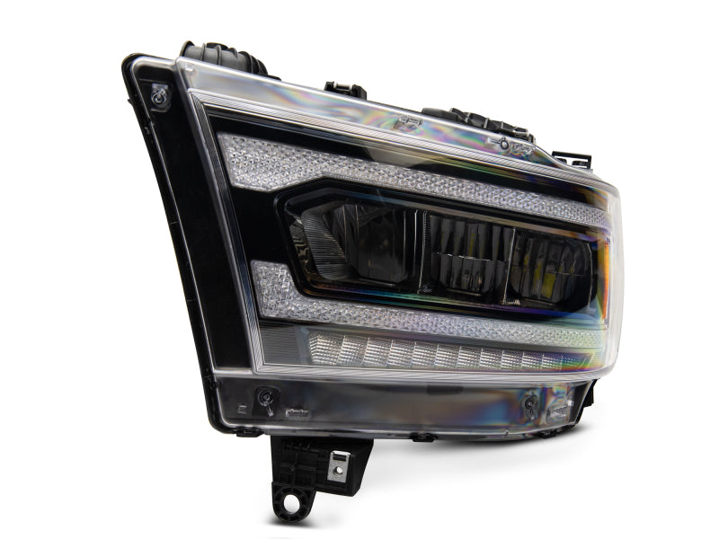 Raxiom 19-22 Dodge RAM 1500 LED Headlights- Black Housing (Clear Lens)(w/Factory Halogen Headlights)