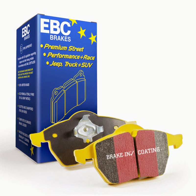 EBC 10-13 Chevrolet Corvette (C6) 6.2 Grand Sport Yellowstuff Rear Brake Pads