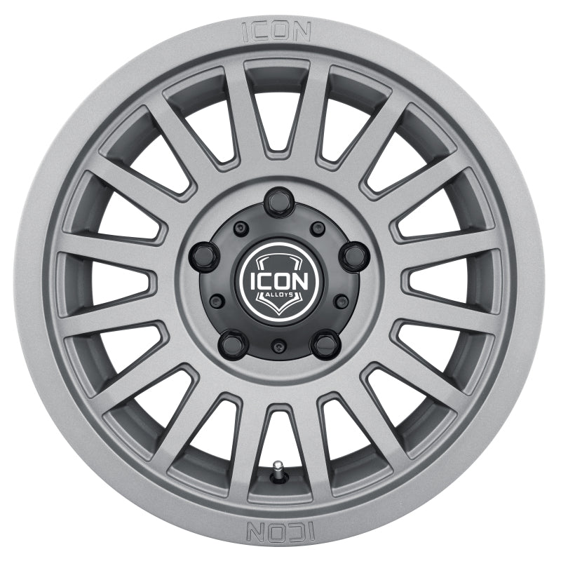 ICON Recon SLX 17x8.5 6x135 6mm Offset 5in BS 87.1mm Bore Charcoal Wheel