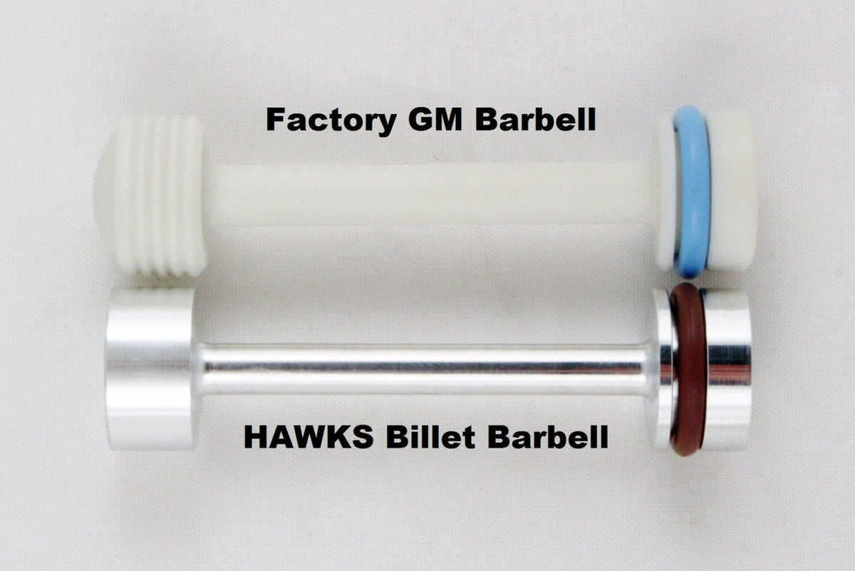 GM GEN III & IV LS BILLET ALUMINUM OIL DIVERTER BARBELL LS1 LS2 LS3 LSX