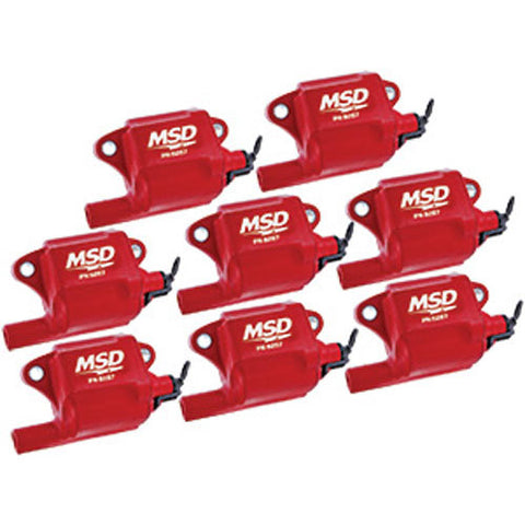 COIL PACKS, LS2/LS7 MSD MULTIPLE SPARK COIL PACK, SET OF 8