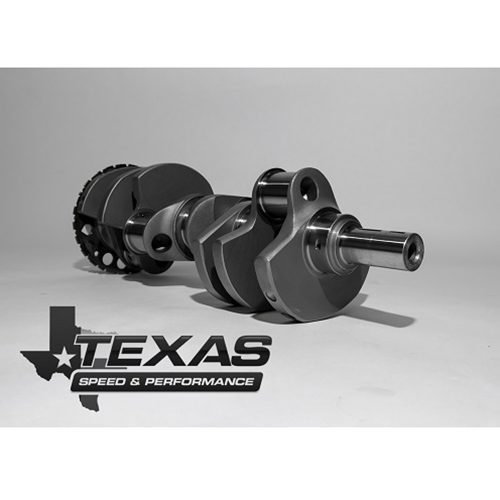 4.10" STROKE FORGED CRANKSHAFT, 4340 STEEL, 6-BOLT REAR FLANGE, WET SUMP, TSP