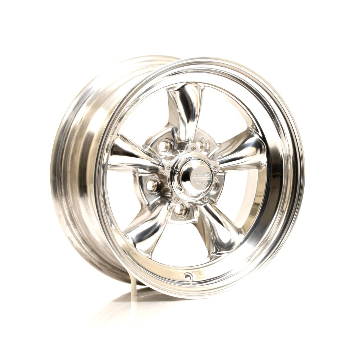 Corvette American Racing VN515 Polished Torq-Thrust II One-Piece Wheels