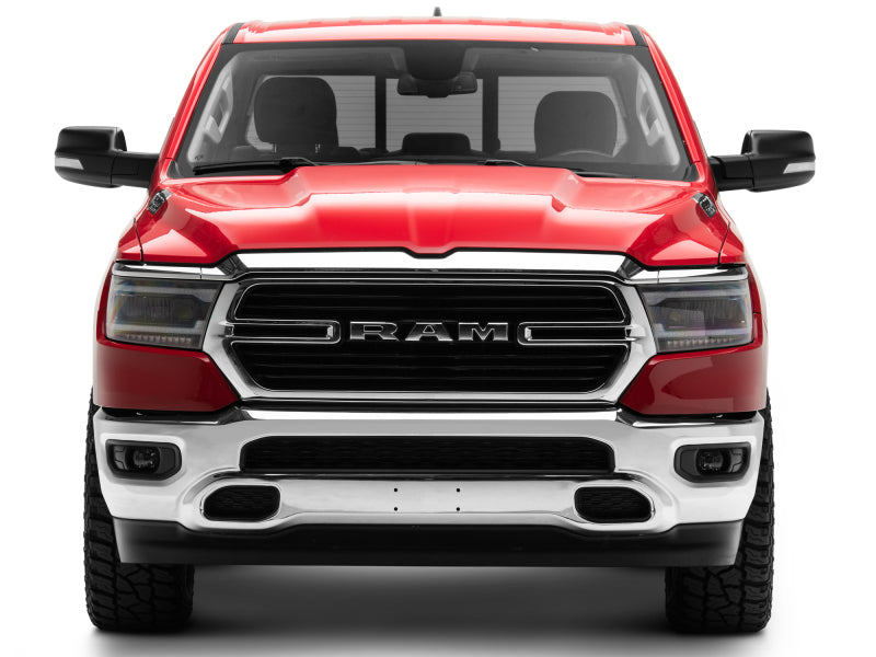 Raxiom 19-22 Dodge RAM 1500 LED Headlights- Black Housing (Clear Lens)(w/Factory Halogen Headlights)