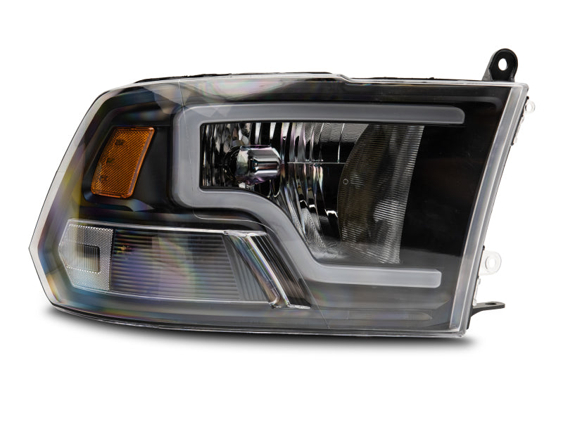 Raxiom 09-18 Dodge RAM 1500 LED Bar Headlights- Black Housing (Clear Lens)