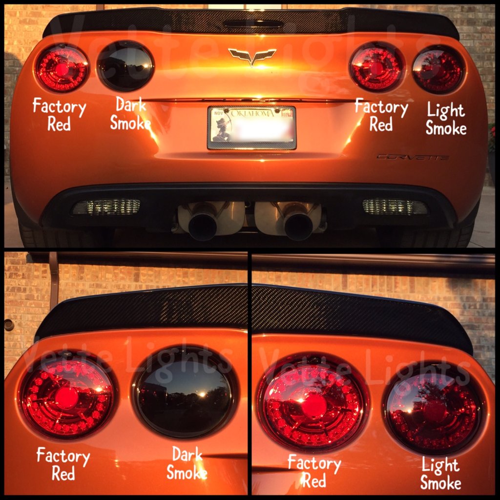 2005-2013 C6 CORVETTE EAGLE EYE LED TAIL LIGHTS (SET)