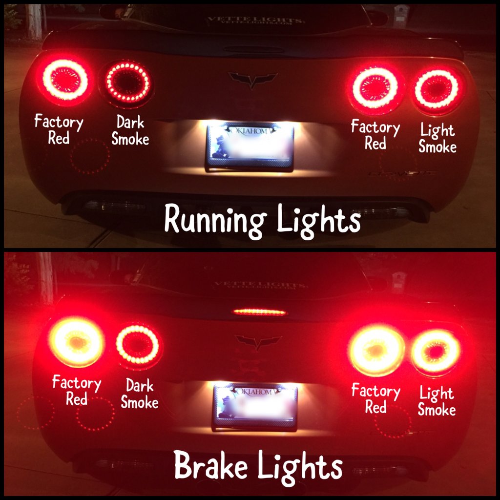 2005-2013 C6 CORVETTE EAGLE EYE LED TAIL LIGHTS (SET)