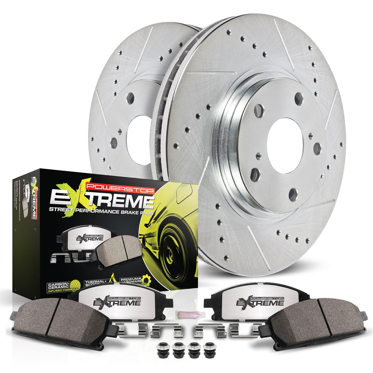 Corvette Power Stop Z26 Street Warrior Brake Upgrade Kits