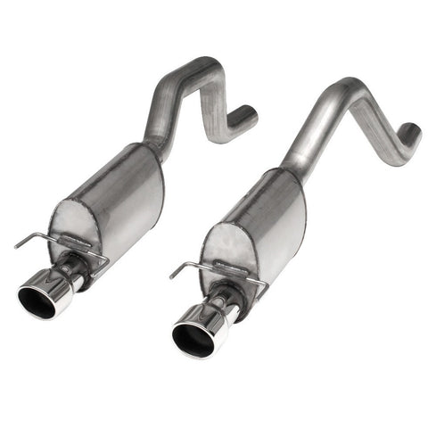 2006-2013 CORVETTE C6Z06 EXHAUST: 3" W/S-TUBE TURBOS, STAINLESS WORKS